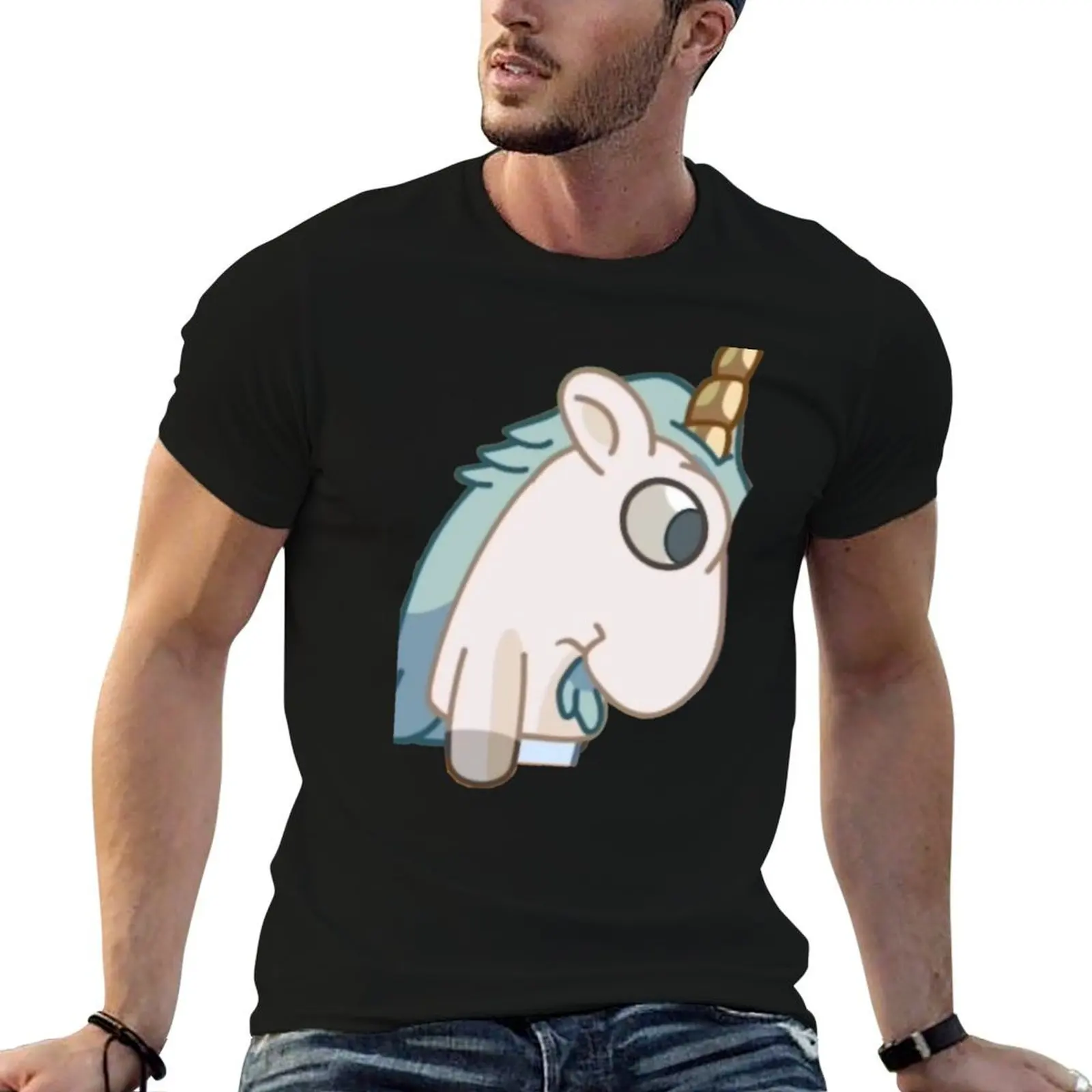 

Unicorse T-Shirt graphic t shirts for man black cotton t-shirt plain for man package T-Shirt