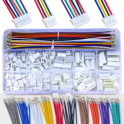 KK 2.5mm Pitch Connector with  22AWG  Cables, Molex 5264 MX 2.54mm Male Female Connector 2/3/4/5/6 Pin 5264 (MX2.54-5264)