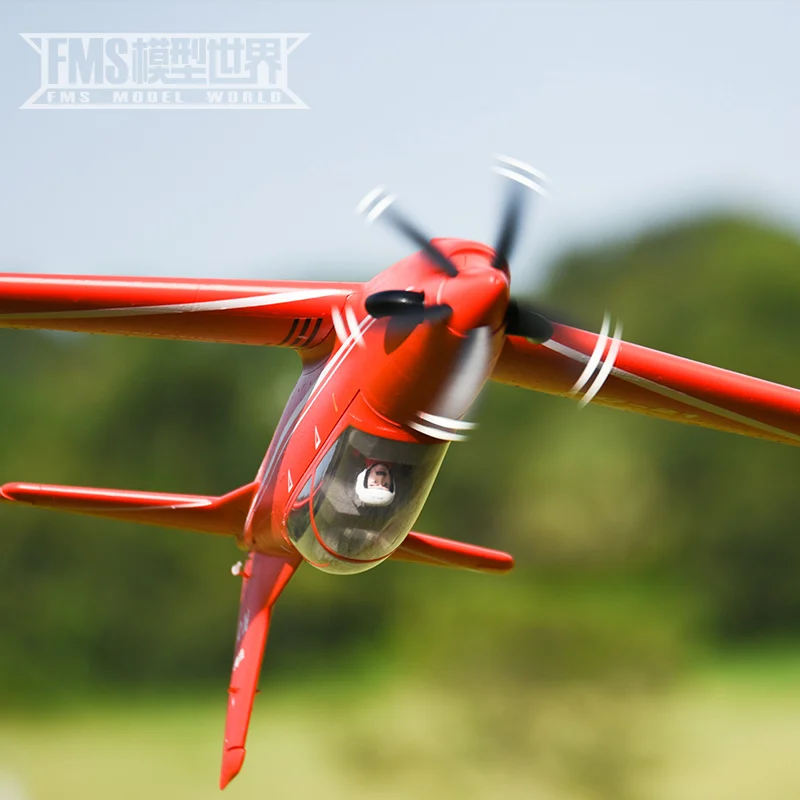 طائرة نموذجية FMS 1100mmPC-21 Pilatus مدرب الطيران الأوروبي مثل طائرة حقيقية ثابتة الجناح التي يتم التحكم فيها عن بعد. #4