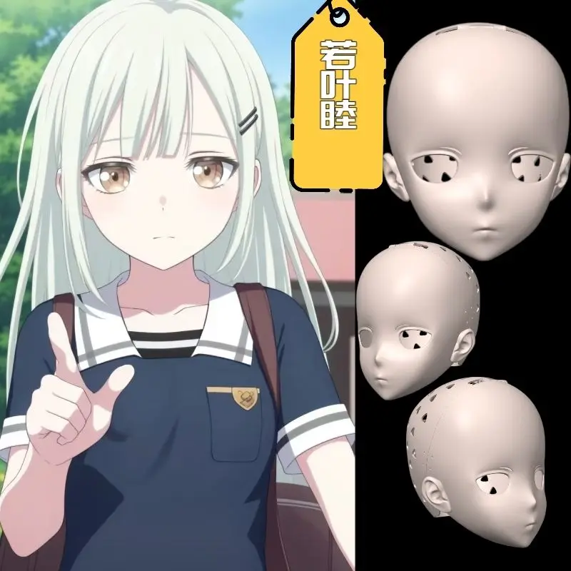 3D Printed Head Cosplay Mask Anime Convention Props Expression Model Replica Cosplay Accessory
