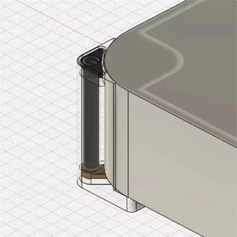 Superieure bovenste aan/uit-knop geschikt voor Mac Mini M4/M4 Pro Modificatie Aan/uit-knop gemonteerd 2.0-versie Mac-accessoires