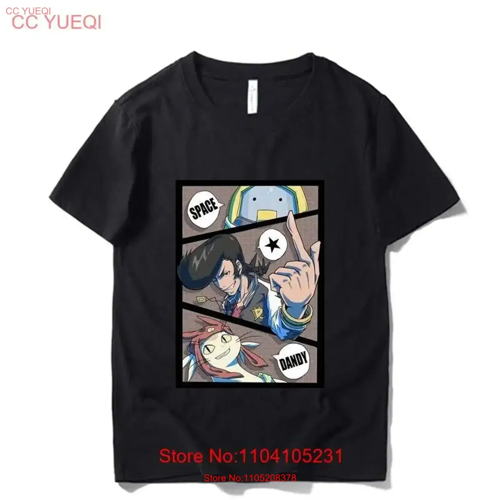 Space Dandy T Shirt 100 Cotton vintage Washed graphic Casual Soft Slightly Versatile Unisex Stylish fashion Stretched