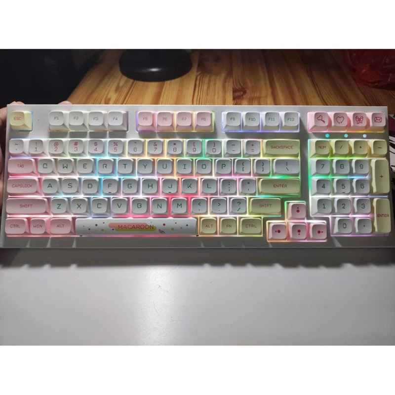 XDA Height PBT Keycap Macaron Ethermal Color Keycaps 146PCS for Mechanical