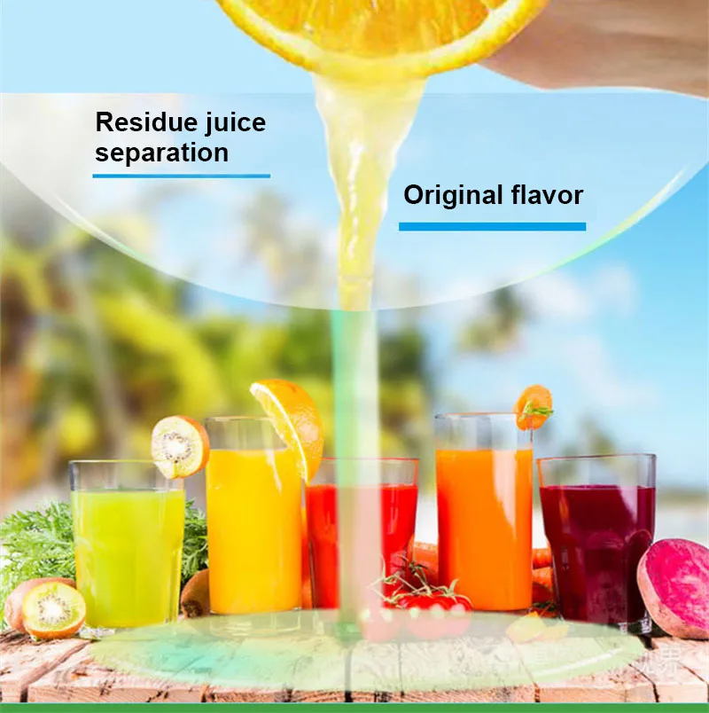 Stainless Steel Fruit Juicer Manual Juice Press Machine for Apples Oranges Juice Drinks Making