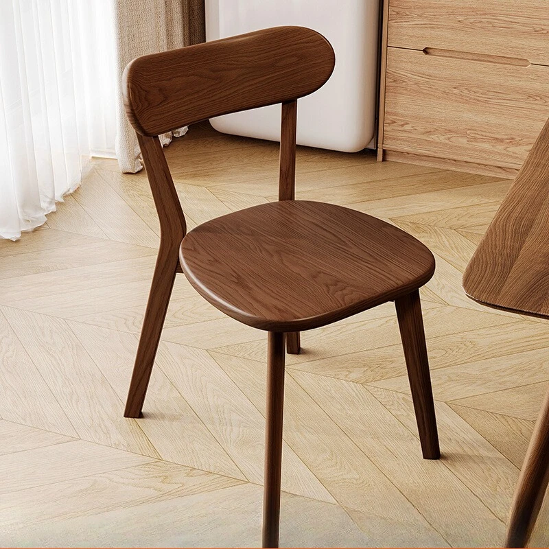 

Расслабляющие деревянные обеденные стулья со спинкой, главный ресторан, эстетический акцент, дизайн для одного человека, Meuble De Cuisine, кухонная мебель