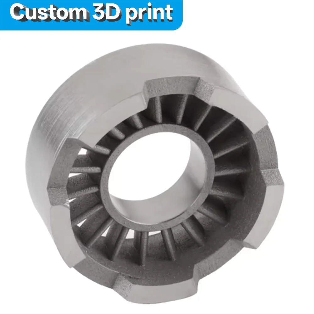 Custom Metal 3D Printing Services SLA Selective Laser Melting Titanium Alloy, Aluminum Alloy, Stainless Steel, Nickel-Based Allo