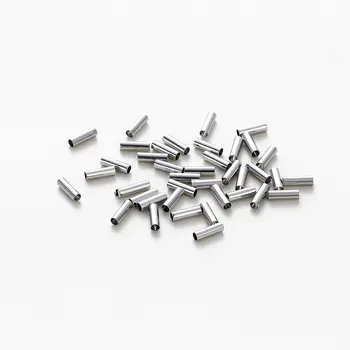 100顆5-7毫米14K/18K鍍金直管黃銅珠項鍊散珠,適用於DIY珠寶製作配件 10 最佳銷售 管珠 - №1