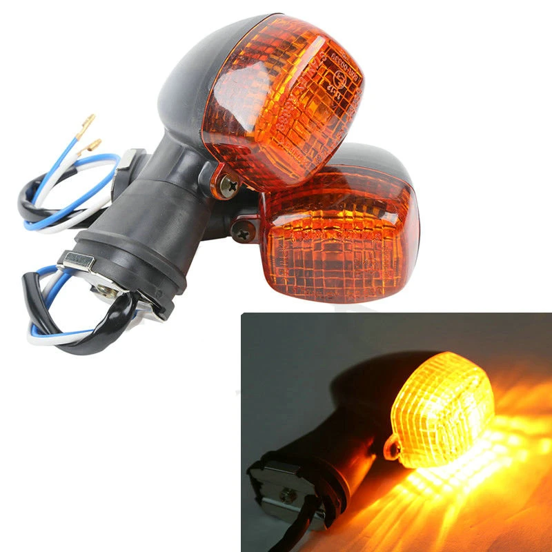 

Front Or Rear Amber Turn Signal Indicator For Kawasaki ZX600 Ninja ZX-6R 95-98 ZX900 Ninja ZX-9R 94-03 zx12r NINJA 05 Motorcycle