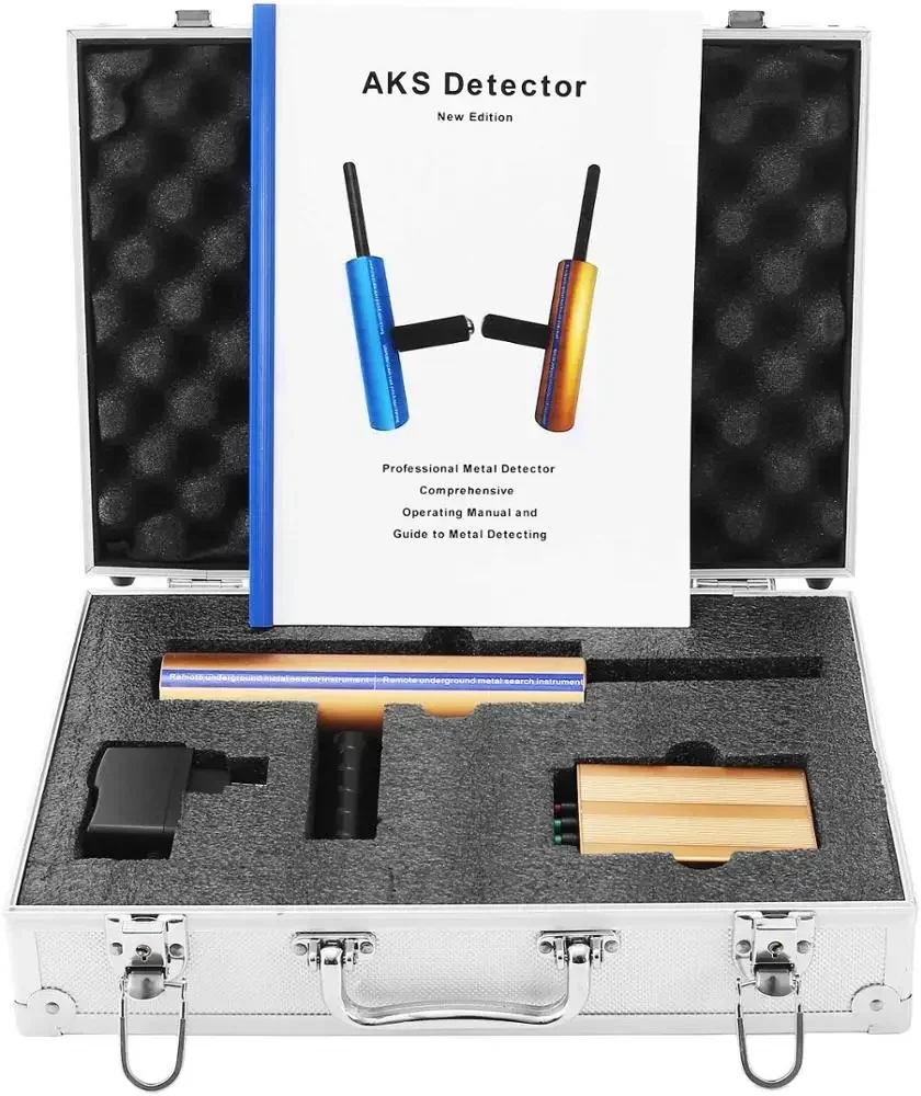 AKS Gold Metal Detector A Lungo Raggio AKS 3D Gold Detector Professionale Metal Detector Portata di Ricerca Profondità 1200M E 25M