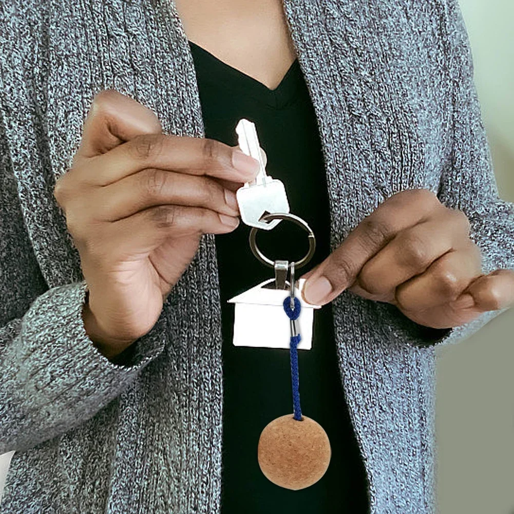 

Плавающий брелок с пробковым шаром, круглый 50 мм, пластиковый брелок для ключей с плавучестью на крыле, подходит для лодки, парусного спорта, каякинга, серфинга, подарка