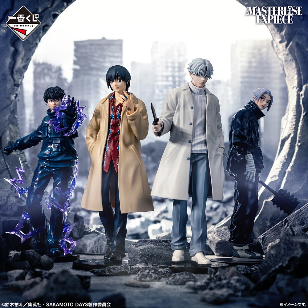 

BANDAI Masterlise Expiece Ichiban Kuji SAKAMOTO DAYS vol.3 Nagumo Slur Gaku Natsuo Sewa Anime Figure Action Figurine Model Toys