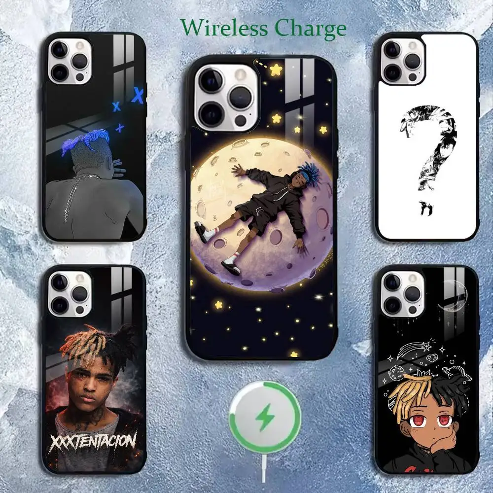 

Rapper X-XXXTENTACION Phone Case For iPhone 11,12,13,14,15,16,17Plus,Pro,Max for Wireless Charging