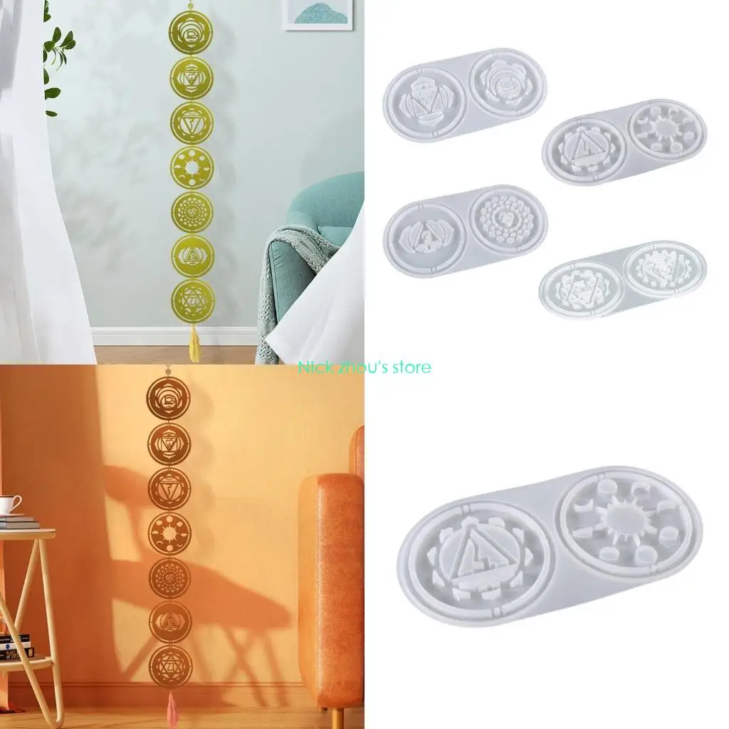 

E15E Seven Pendant Ornament Dual-purpose Mold Fruit Tray Silicone Mold