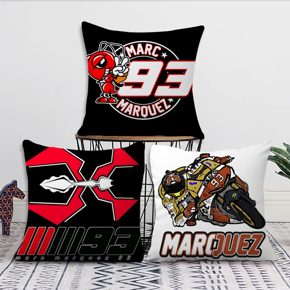 M-Marc M-Marquez 93 Pillow Case Square Cushion Room Bedroom Headboard Sofa Living Backrest Cushion Nap Time