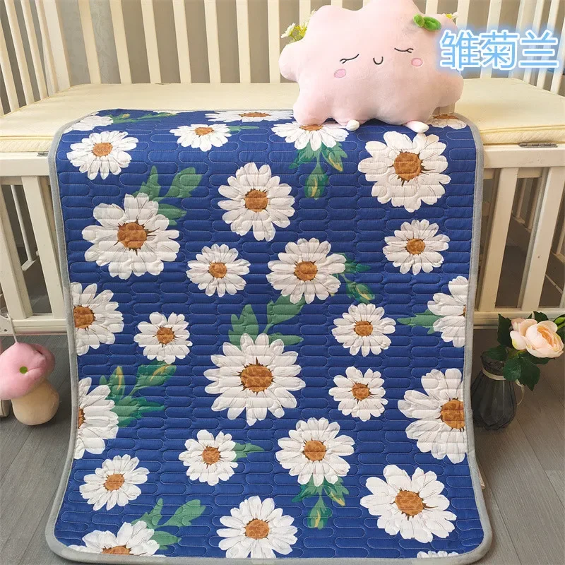 Baby Crib Mattress Newborn Urine Pad Waterproof Protection Changing Mat Infants Bed Sleeping Toddler Nappy Pad Bedding 100x70cm