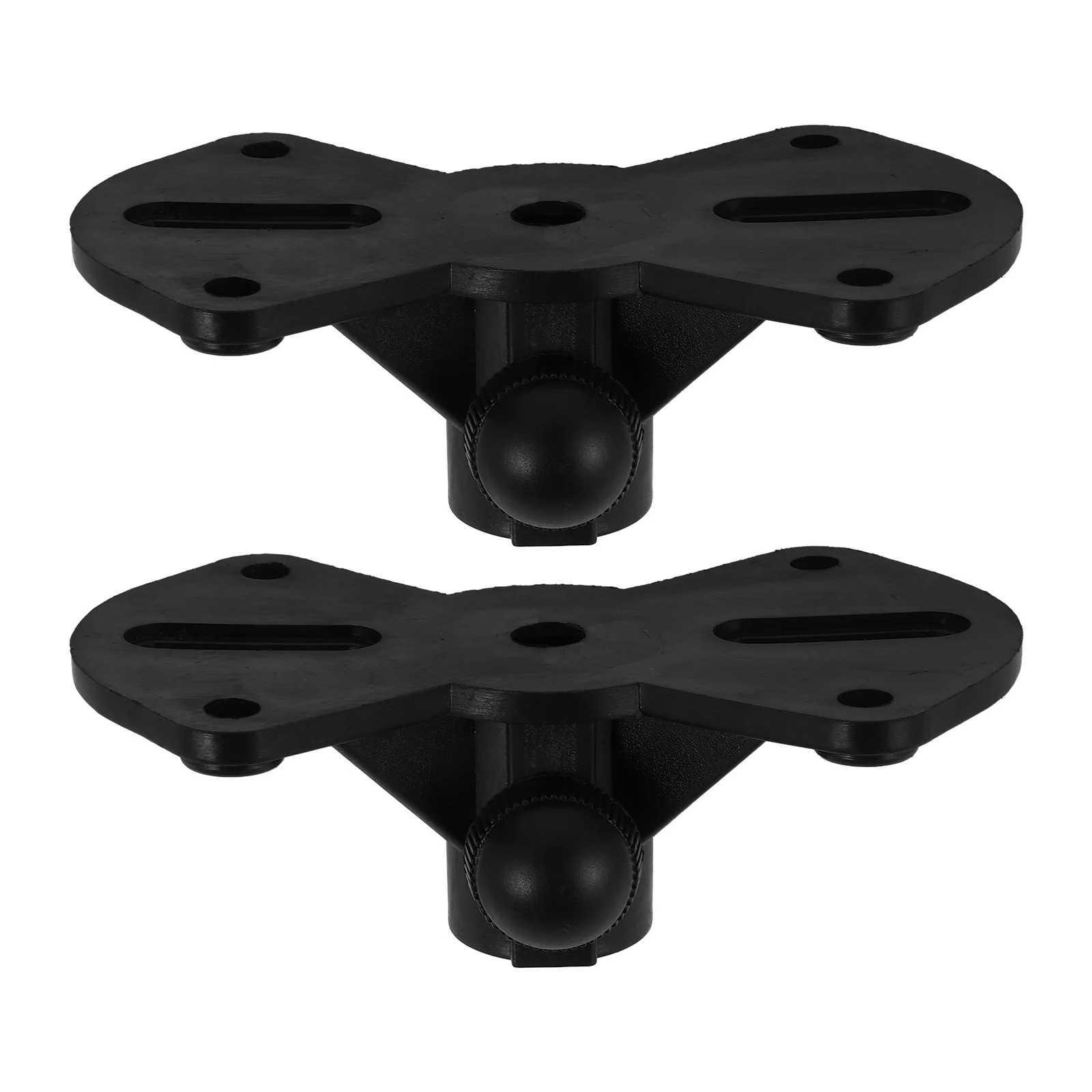 

2Pcs Plastic Speaker Holder Exquisite Craftsmanship Desktop Stand for Music Equipment Stage Performance Reliable Sound Speaker