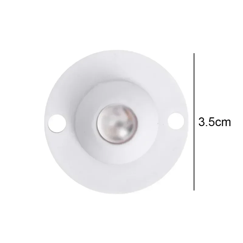 12/1PC Self Adhesive Caster Wheels Mini Swivel Wheels Stainless Steel Paste Universal Wheel 360 Degree Rotation Sticky Pulley