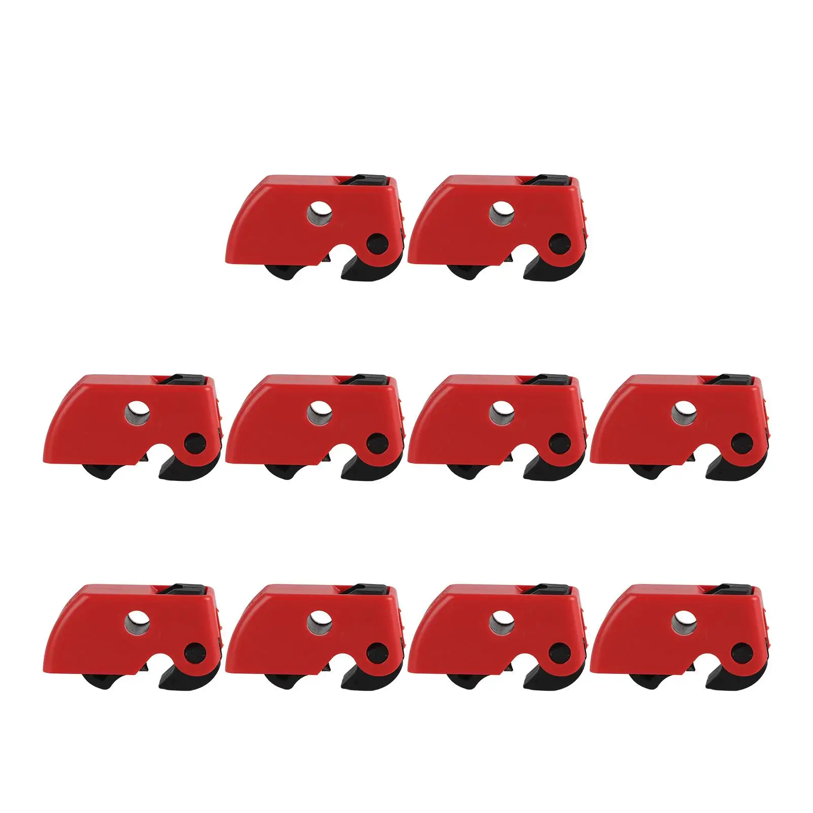 

10Pcs Circuit Breaker Lockout Clamp Safety Kit for industrial & Chemical Power Systems