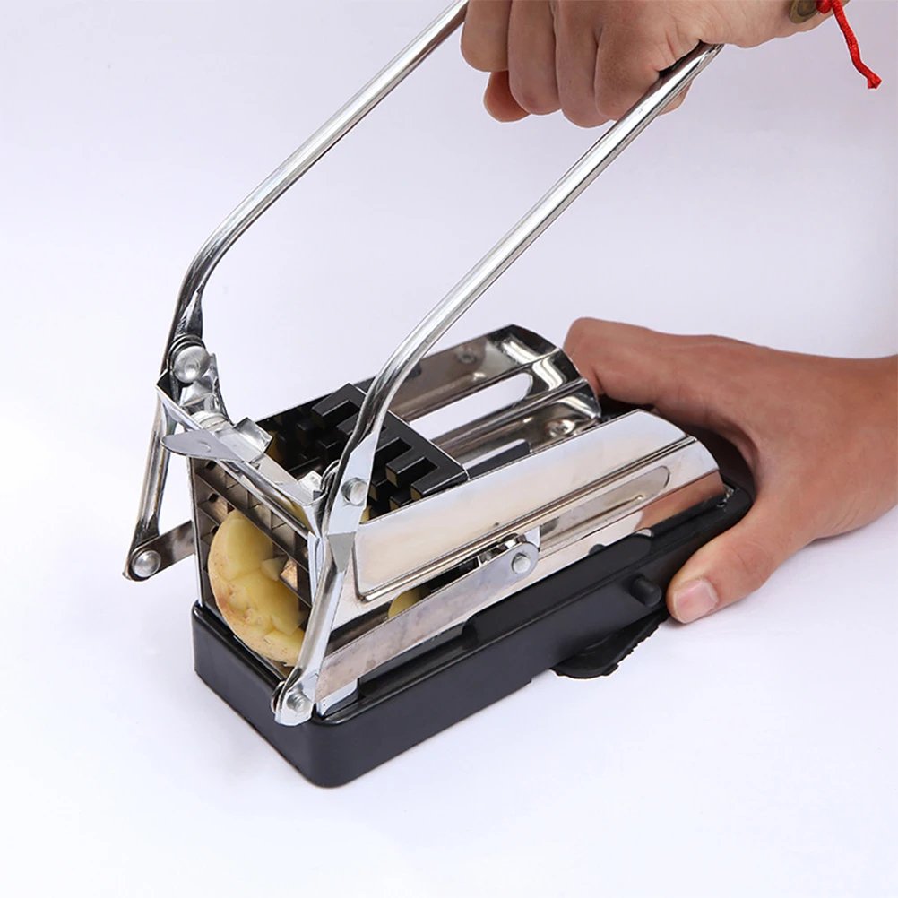 

Stainless Steel Potato Slicer French Fries Veggie Tools Multifunction Fry Chipper Kitchen Gadgets Easy Clean