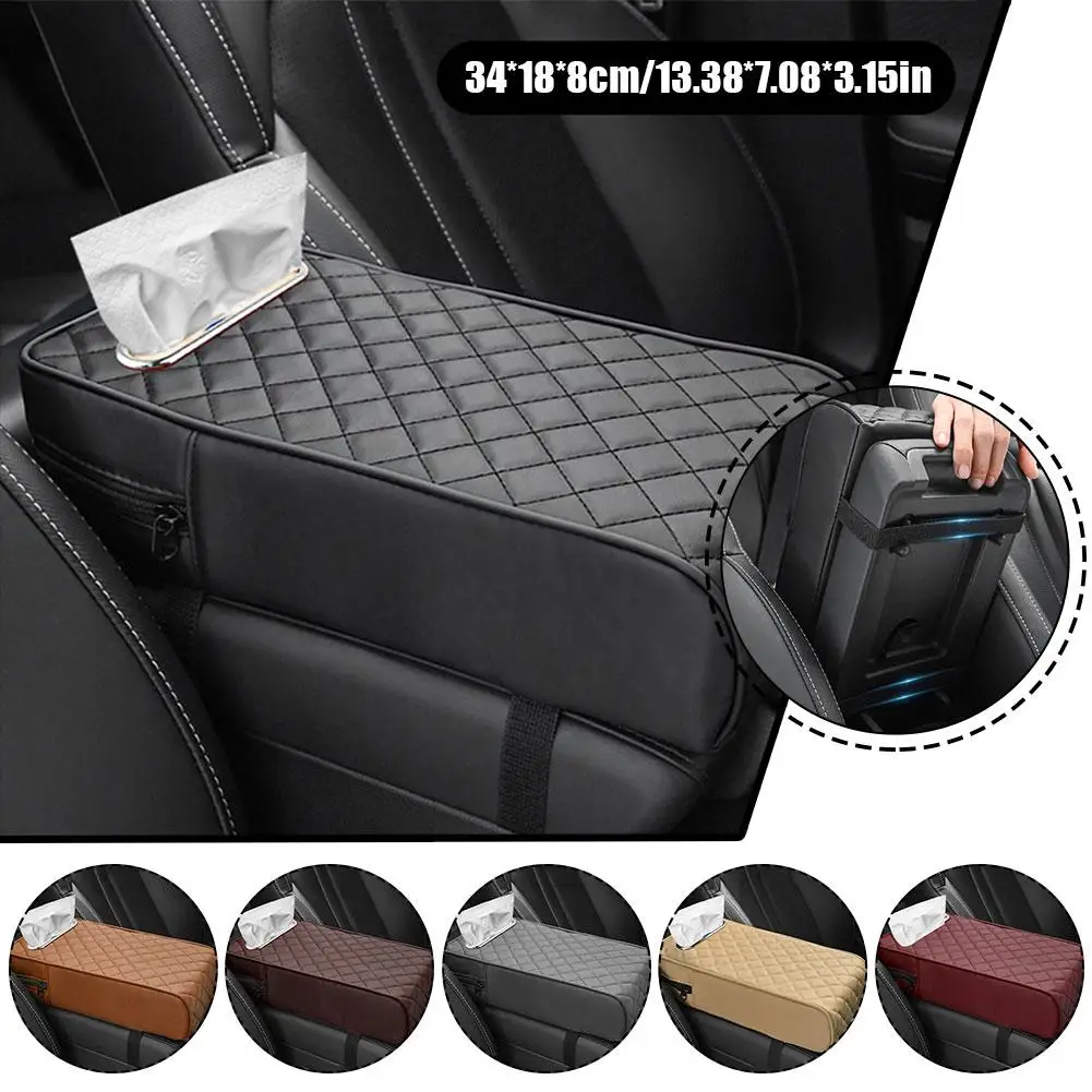 Car Armrest Box Tissue Box Pad Center Console Elbow Automotive Support Accessories Armrest Bracket Cushion Car Tissue