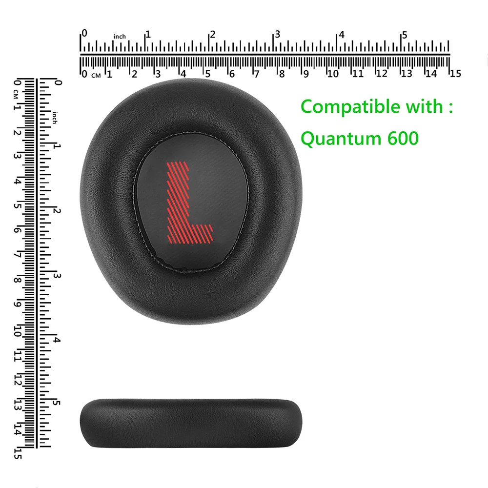 بروتين الجلود استبدال وسادات الأذن بطانة للأذن وسادة يفشل إصلاح أجزاء ل JBL الكم 600 Q600 سماعات لاسلكية سماعات