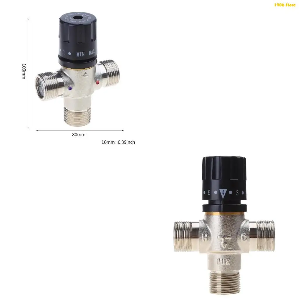U1JB Solar Heater Thermostat TMV Thermostatic Mixing for Valve Pipe for Valve Building Press 3/4