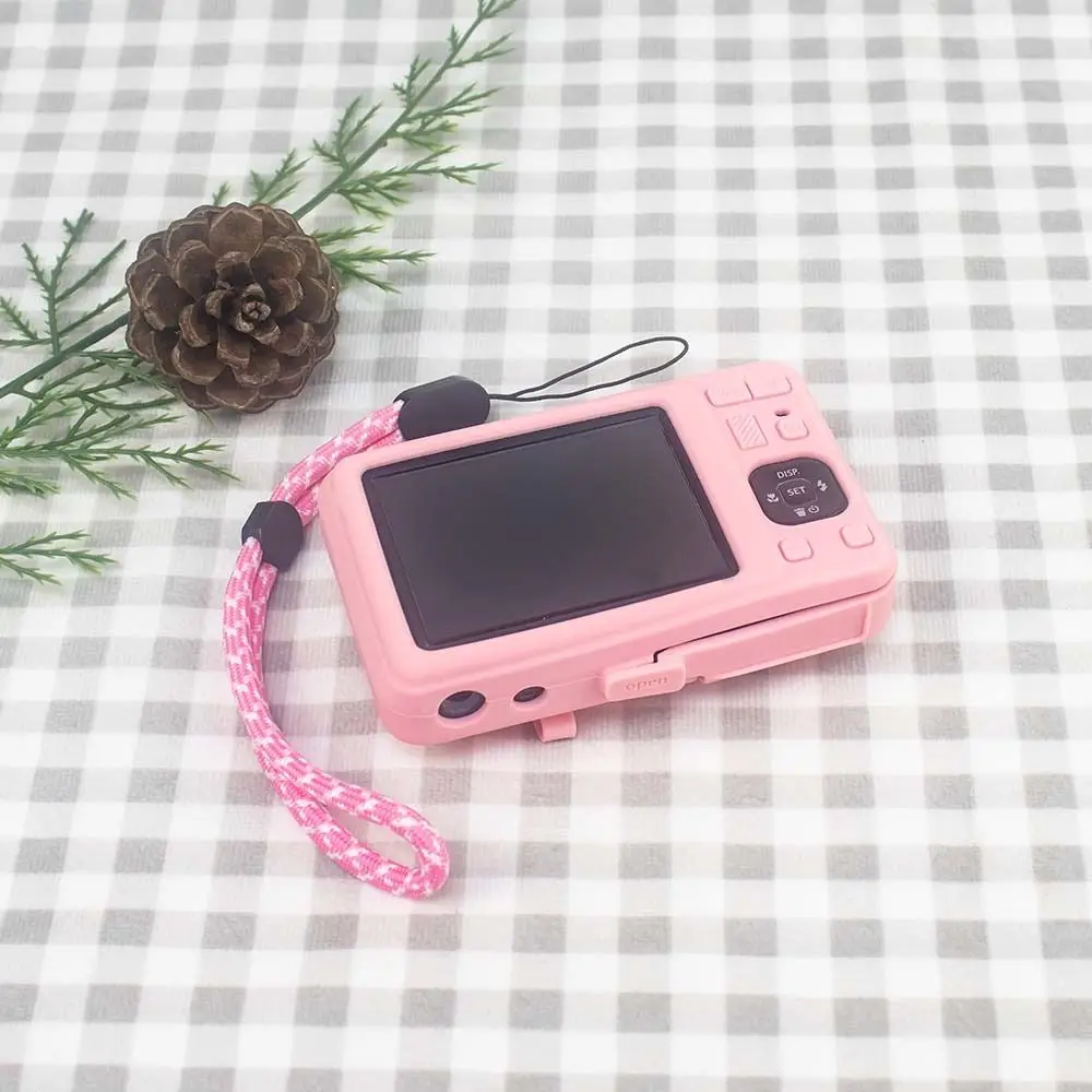 Silicone Camera Protective Case Shockproof Anti-Scratch Body Cover with Lanyard Skin Shell for KODAK PIXPRO FZ55