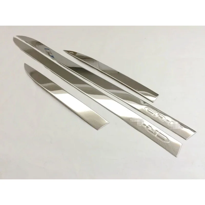 Accessories For Honda CRV CR-V 2012-2016 Stainless Steel Side Door Molding Body Strip Streamer Protection Lid Molding Cover Kit