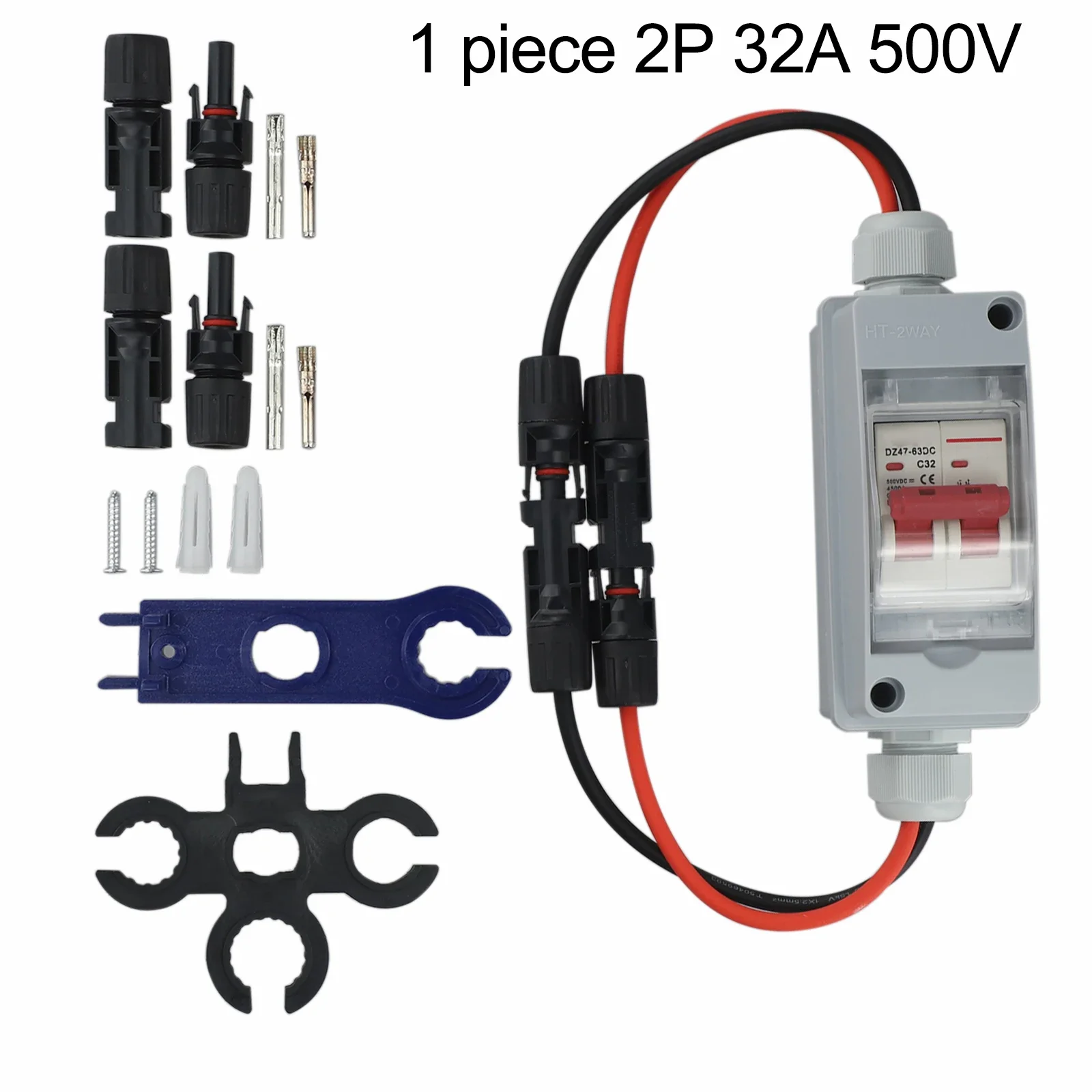 

Maximum Voltage Circuit Breaker Protector Distribution Box Waterproof Level Reliable DC Module MC Solar Connectors