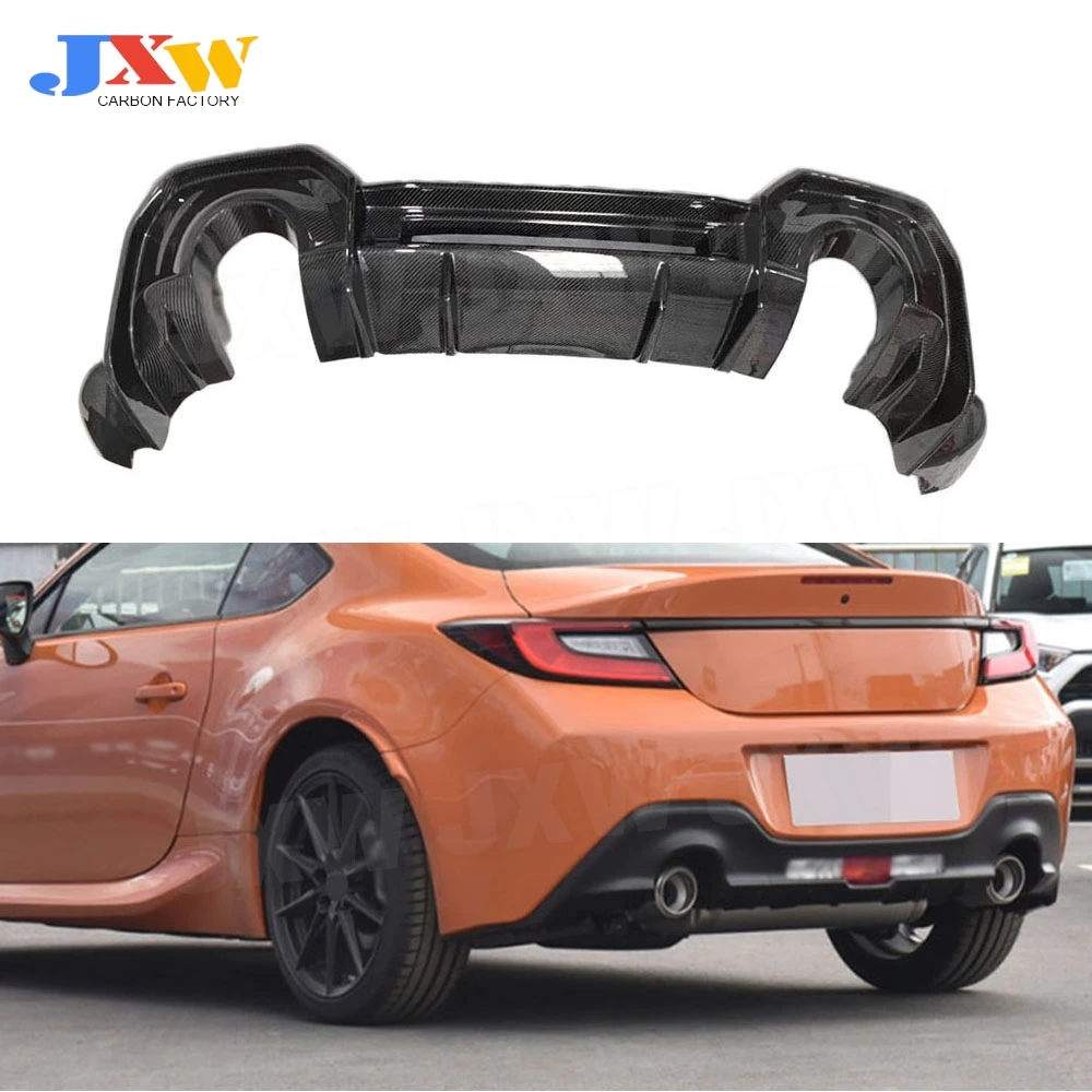 

High Quality Carbon Fiber Rear Bumper Lip Spoiler For Toyota GR86 Subaru BRZ 2021 + FRP Car Bodykits Exterior Decoration