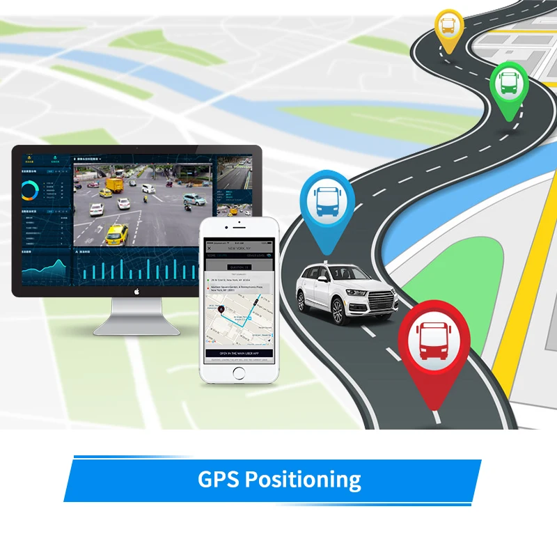 CareDrive MR910-BSD Smart Car Fleet Gps Mdvr Bsd Monitor de alerta de câmera de carro Local cego Detecção pedestre Sistema de alarme de colisão