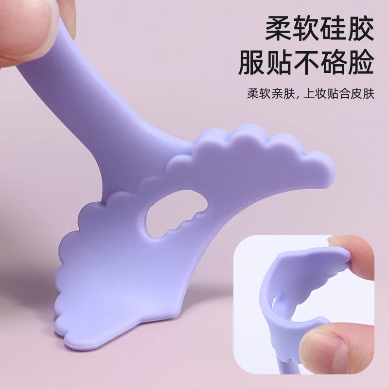 Zeichnung Lippenstift Tragen Hilfe Gesicht Creme Applikator Make-Up Werkzeug Eyeliner Werkzeug Wimpern Farbe Lippenstift Silikon Schönheit Herrscher