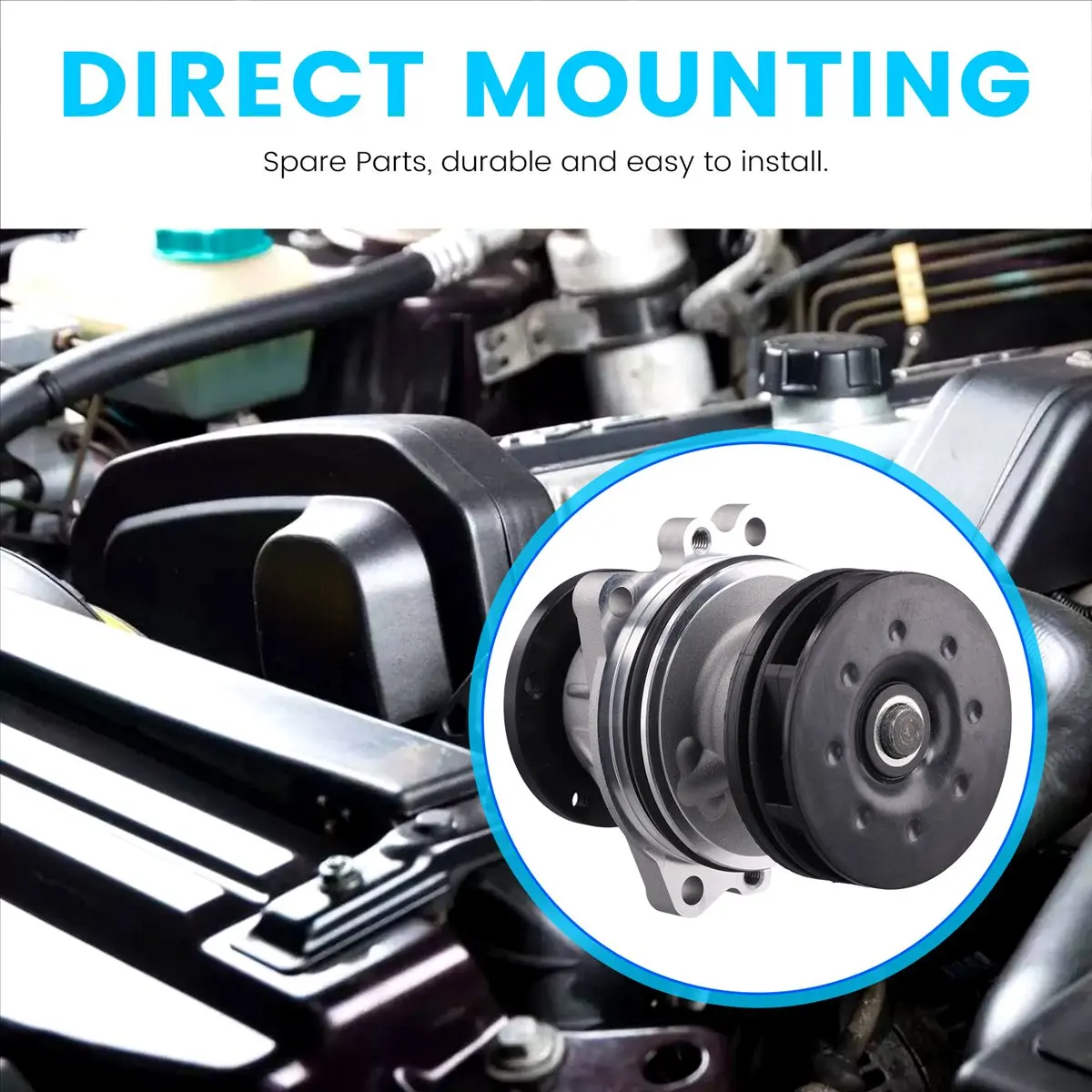 NCSMT 11517509985 Coolant Water Pump for BMW E46 E36 E34 320I 323CI 325CI 325I 325XI 330CI 330I 525I Z3 11517527799