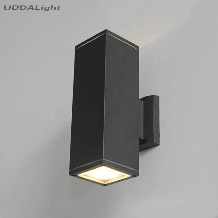 

Waterproof Up Down LED Porch Wall Light Outdoor Wall Lamp Square Shape