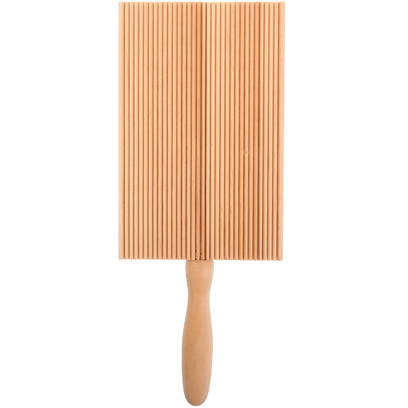 Fettuccine Pasta Noodle Rubbing Board Gnocchi Solid Wood Kitchen Tools Khaki Stripper