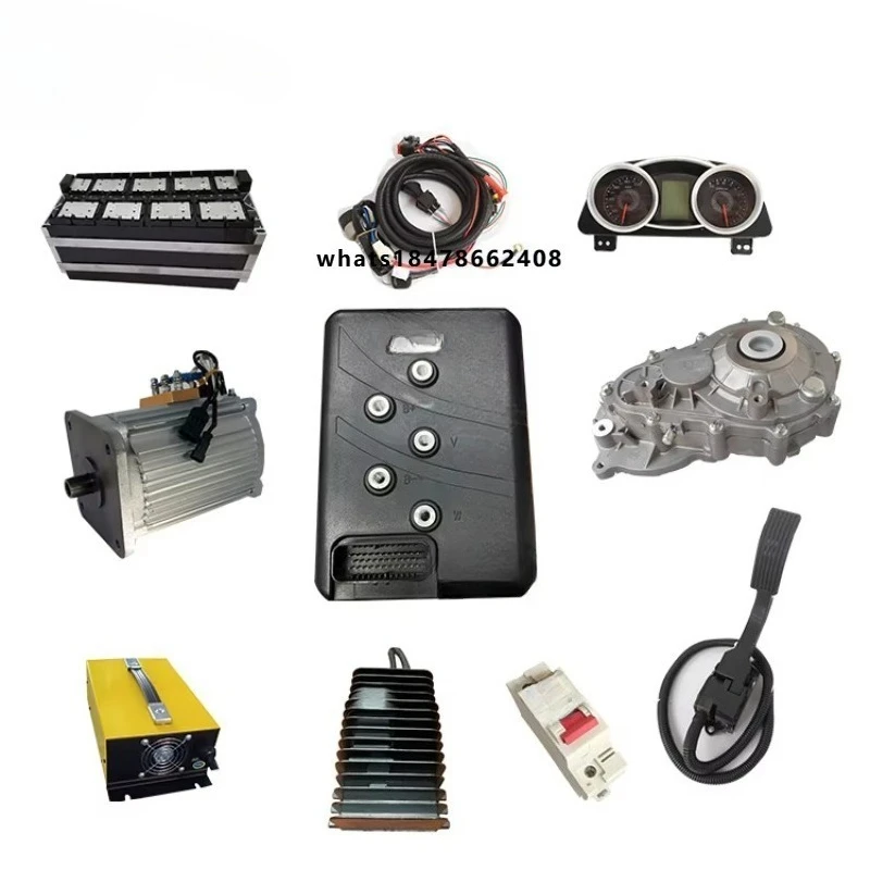 

Electric vehicle modification kit 10KW electric motor, car electric drive kit, three-phase