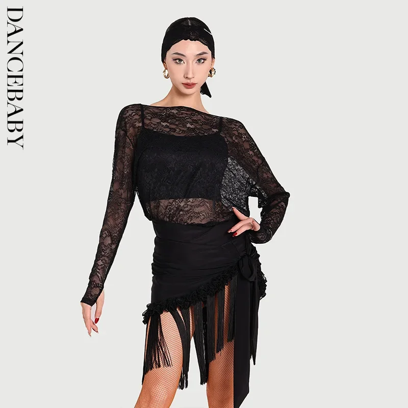 abito-da-ballo-latino-personalizzato-per-donna-completo-di-alta-qualita-per-l'allenamento-top-trasparente-gonna-con-frange-vestiti-da-ballo
