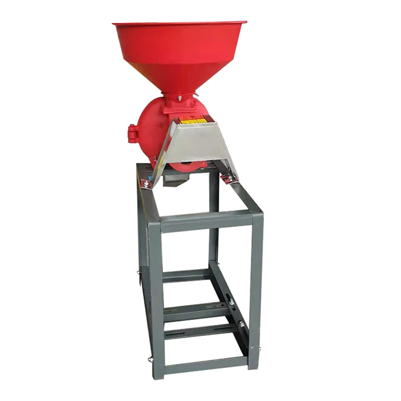 HUADA Capacity 65kg/h Dry and Wet Grian Mill Machine Grain Flour Mill Machine For Spicy Chilly Pepper and any grains 1.8kw motor