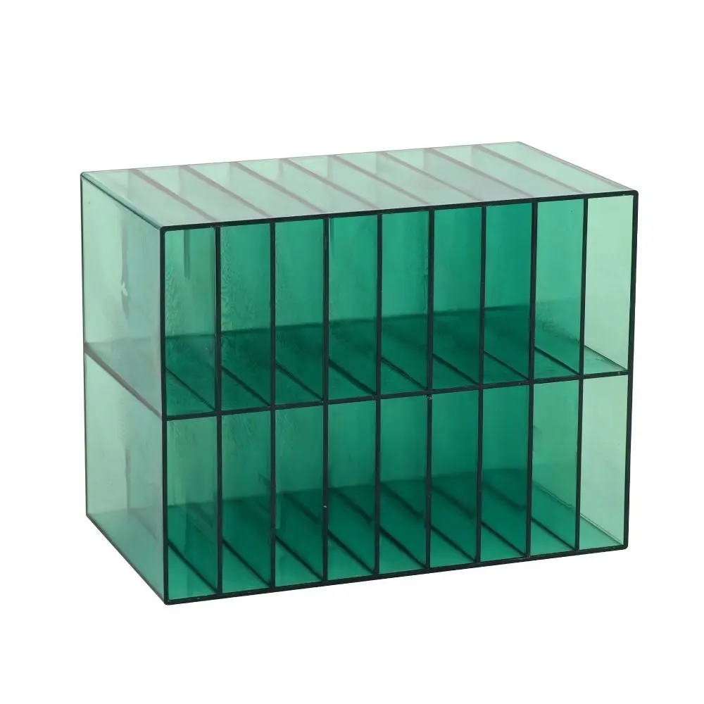 

18 Compartments Mark Pen Storage Box Large Capacity Multifunctional Desktop Organizer Transparent Cosmetic Holder Display Rack