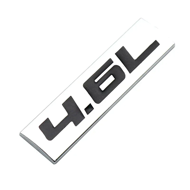 4.0L 4.6L 4.7L 5.0L 5.3L 5.7L Car Sticker Rear Trunk Badge for Peugeot Nissan Toyota Audi Ford Volvo Citroen Buick Skoda Opel