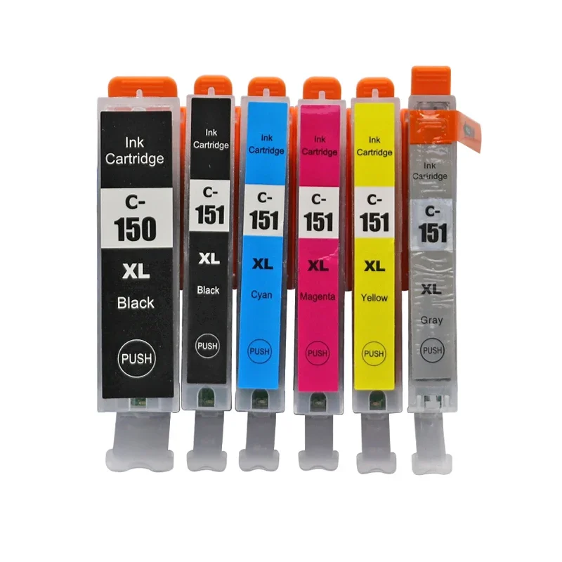 DAT PGI 150 CLI 151 Ink Cartridge For canon PIXMA IP7210 MG5410 MG5510 MG6410 MG6610 MG5610 MX921 MX721 IX6810 PGI150 CLI151