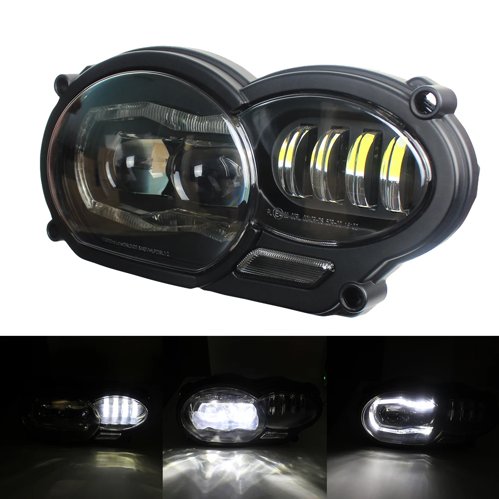 Pro BMW R1200GS LED světlomety R 1200 GS 2005-2012 R 1200GS ADV dobrodružství 2006-2013 R1200 GS motocykl světel odpovídat mazat chladič