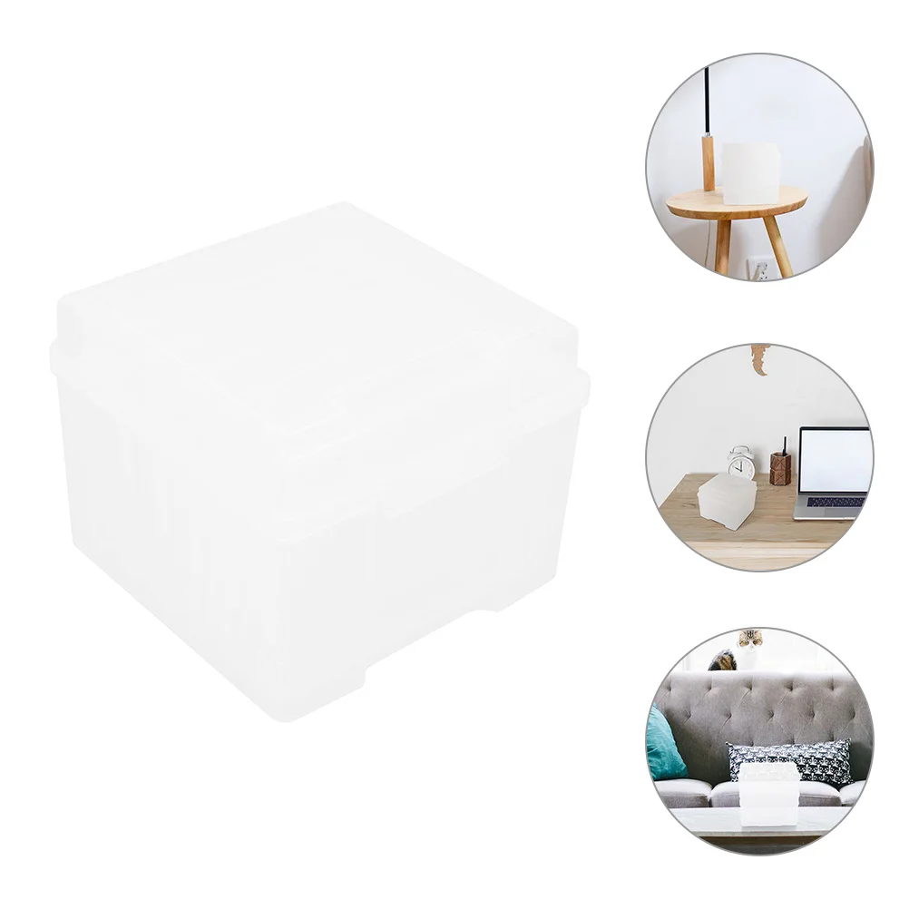 

Photo Storage Box For Pictures Plastic Compartment Container Durable Smooth Edges Household Organizer Craft Beads Cards