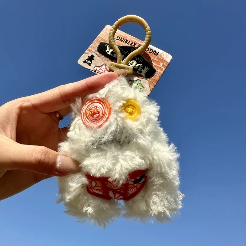 Original Fuggler Funny Ugly Monster Fugg Mr Needles Greedy Grinner Shameless Goof Cute Plush Keychain Collectible Pendant