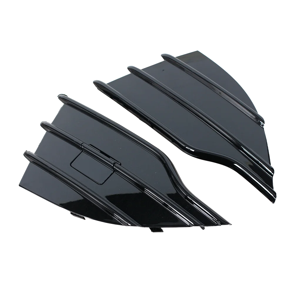 Chrome Front Bumper Lower Grille Grill Cover Fog Light Frame Cover Trim For Ford Kuga Escape 2013-2016 Fog Light Grill Bumper