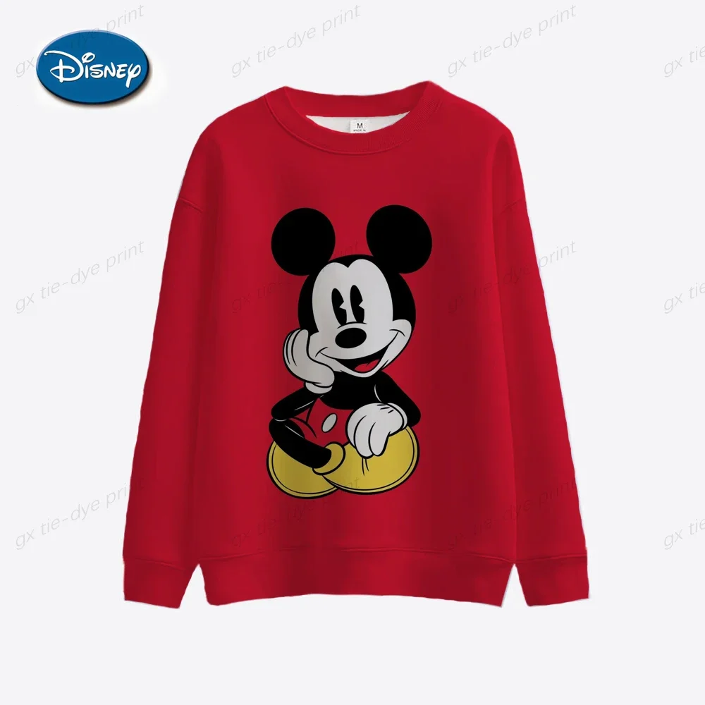 Disney Cartoon Mickey Mouse Mickey Mouse Couple Christmas Sweater Women's/Men's Thin Autumn Sweater Women's 90s Clothing