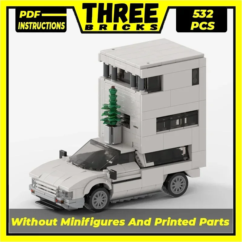

City Car Model Moc Building Bricks TOP Motorhome Challenge Car Technology Modular Blocks Gifts Christmas Toys DIY Sets Assembly