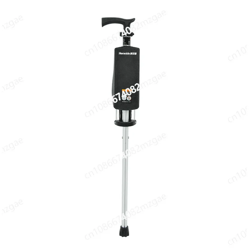 Crutch Chair for The Multi-functional Ultra-light Folding Portable with Stool Can Sit Crutch Stool Non-slip Walker