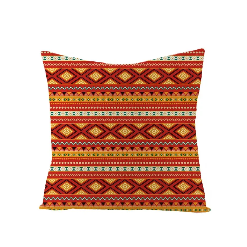 Funda de almohada decorativa étnica Bohemia para sofá, funda de almohada de Mandala para decoración del hogar