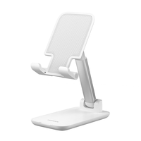 UGREEN White Phone Stand Fully Foldable and Portable ABS Material Mini Desk Holder Height Adjustable